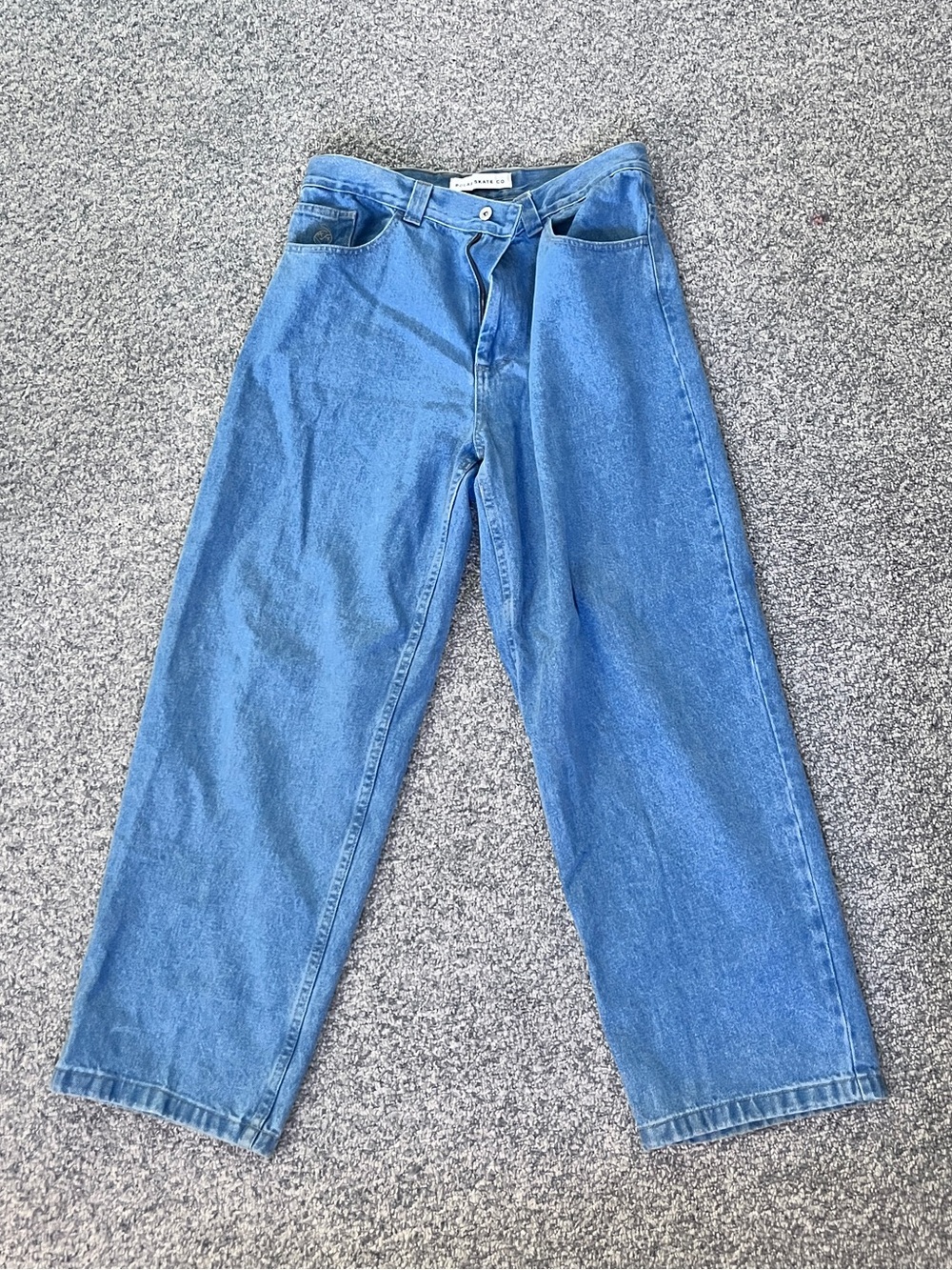Polar Skate Co Blue Men’s Straight-Leg Jeans